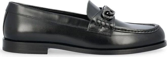Valentino VLogo Plaque Slip-On Loafers