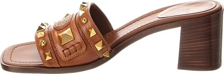 Valentino Vlogo Rockstud 60 Leather Sandal - Image 2