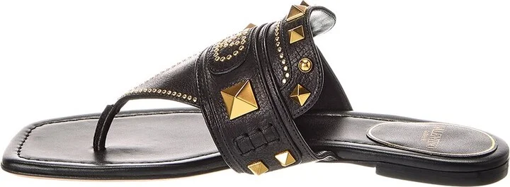 Valentino Vlogo Rockstud Leather Sandal - Image 2