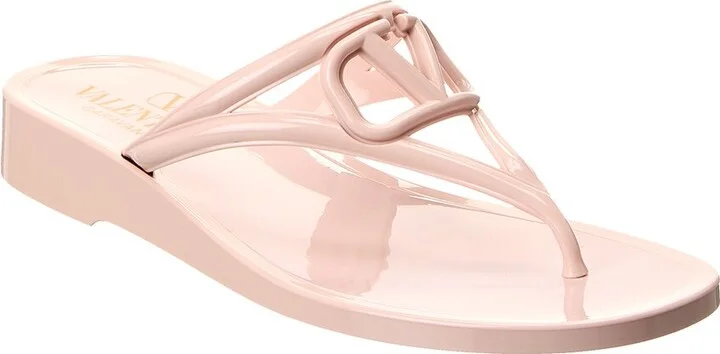 Valentino Vlogo Rubber Sandal