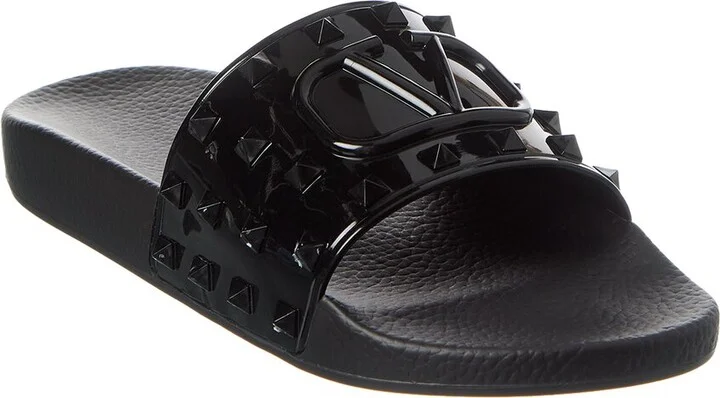 Valentino Vlogo Rubber Slide