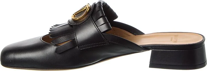Valentino Vlogo Signature 25 Leather Mule - Image 2