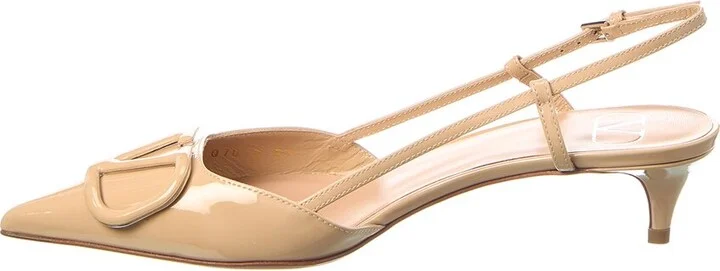 Valentino Vlogo Signature 40 Patent Slingback Pump - Image 2