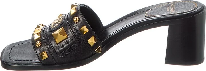 Valentino Vlogo Signature 60 Grainy Leather Sandal - Image 2