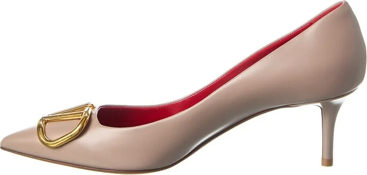 Valentino Vlogo Signature 60 Leather Pump - Image 2