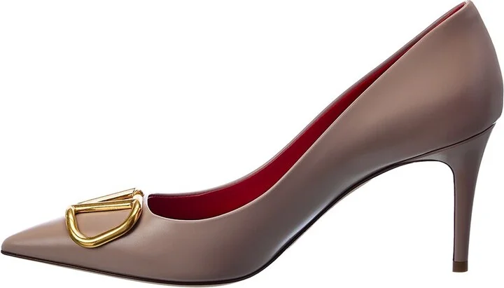 Valentino Vlogo Signature 80 Leather Pump - Image 2