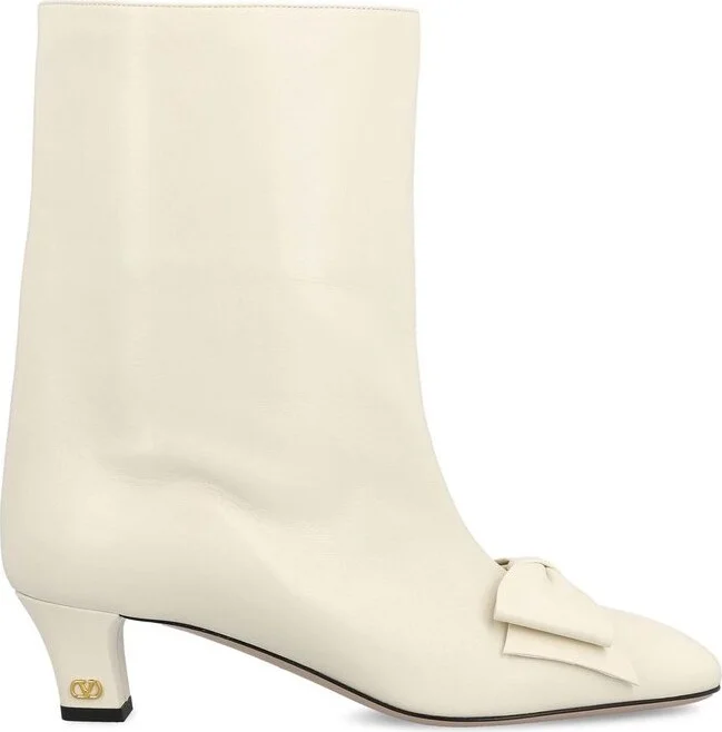 Valentino VLogo Signature Bow Detailed Boots