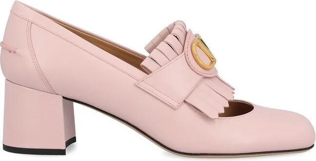 Valentino VLogo Signature Fringe Detailed Pumps