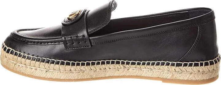 Valentino Vlogo Signature Leather Espadrille - Image 2