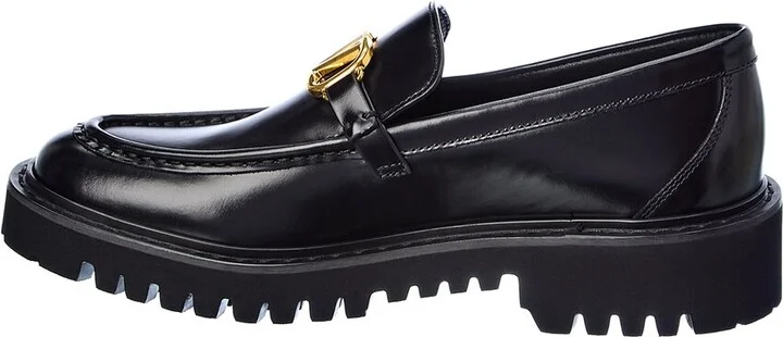 Valentino Vlogo Signature Leather Loafer - Image 2