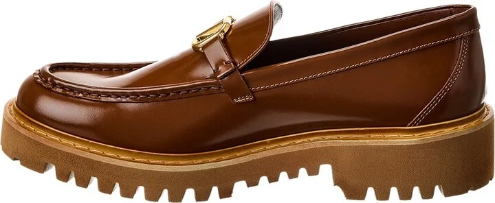 Valentino Vlogo Signature Leather Loafer - Image 2