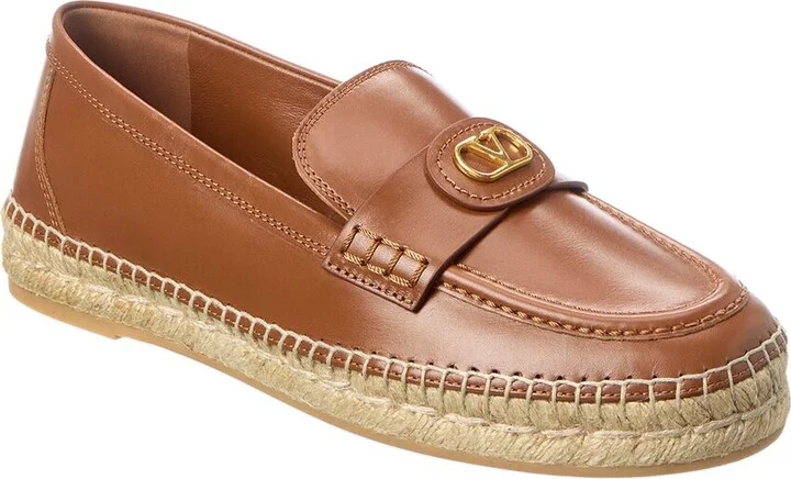 Valentino Vlogo Signature Leather Loafer