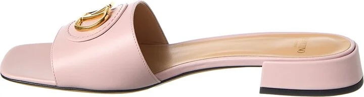 Valentino Vlogo Signature Leather Sandal - Image 2