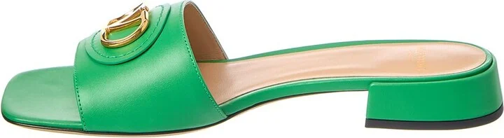 Valentino Vlogo Signature Leather Sandal - Image 2