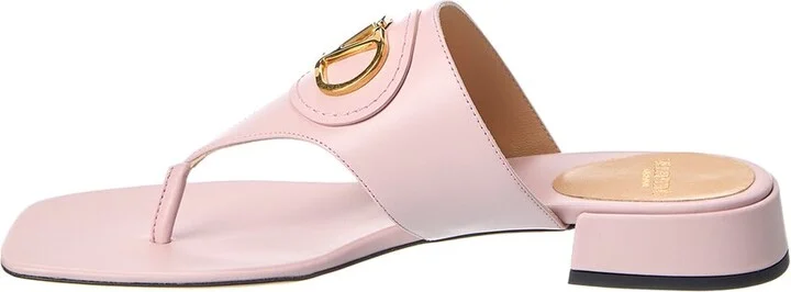 Valentino Vlogo Signature Leather Sandal - Image 2