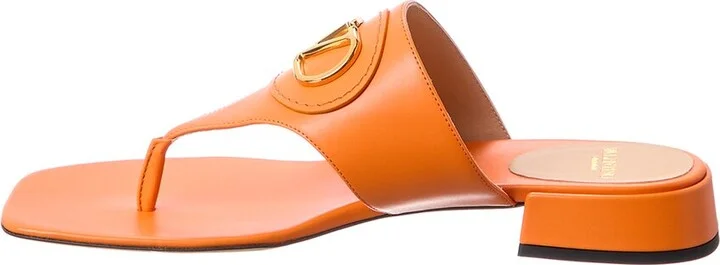 Valentino Vlogo Signature Leather Sandal - Image 2
