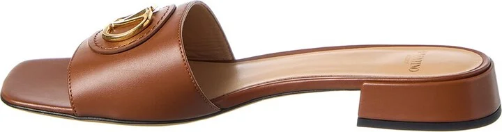 Valentino Vlogo Signature Leather Sandal - Image 2