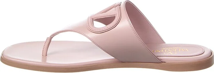 Valentino Vlogo Signature Leather Sandal - Image 2
