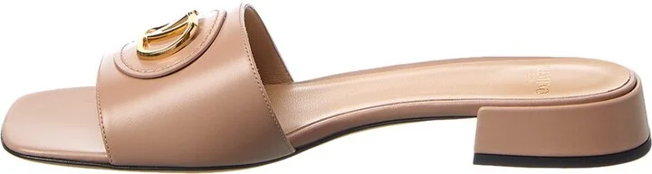 Valentino Vlogo Signature Leather Sandal - Image 2