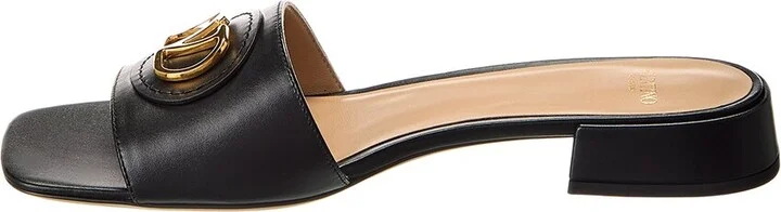 Valentino Vlogo Signature Leather Sandal - Image 2