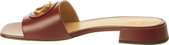 Valentino Vlogo Signature Leather Sandal - Image 2