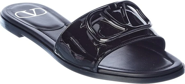 Valentino Vlogo Signature Patent Sandal