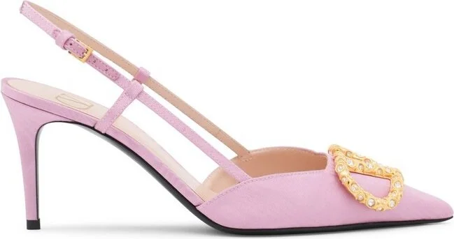 Valentino VLogo Signature Pointed Toe Pumps