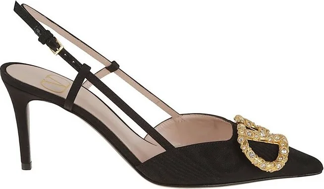 Valentino VLogo Signature Pointed Toe Pumps