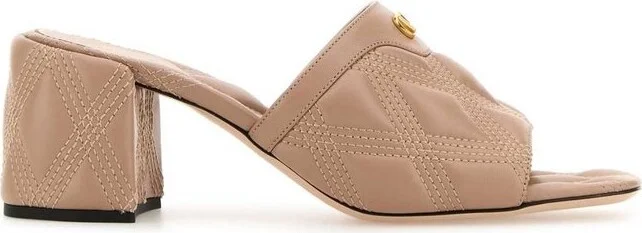 Valentino VLogo Signature Quilted Slip-On Mules