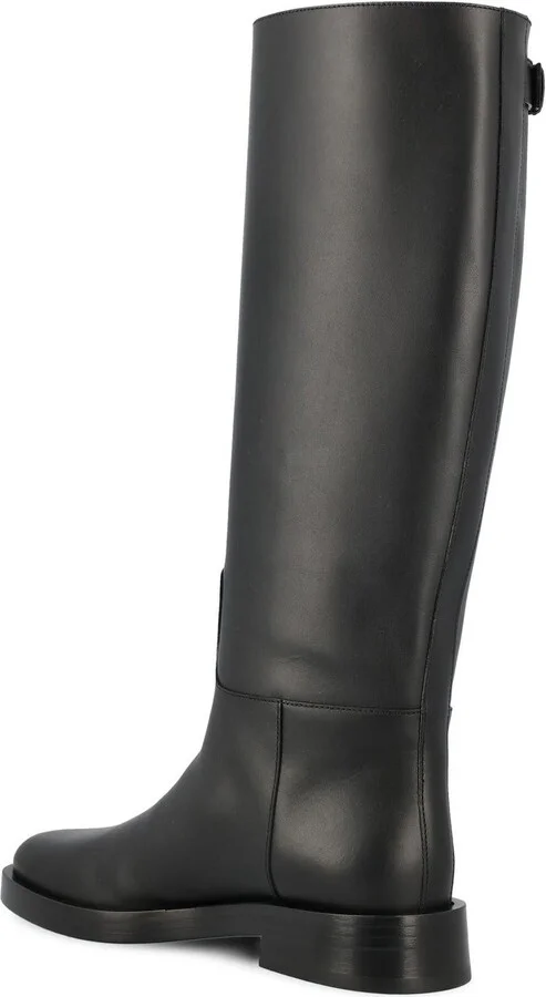Valentino Vlogo Signature Round Toe Boots - Image 3