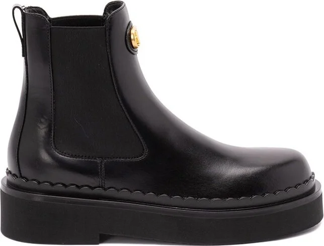 Valentino VLogo Signature Round Toe Boots