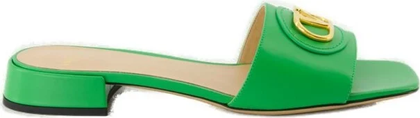 Valentino VLogo Signature Slip-On Sandals