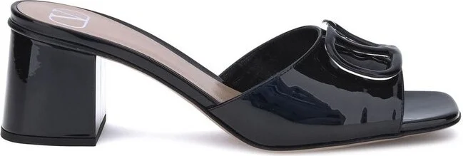 Valentino VLogo Signature Square Toe Sandals