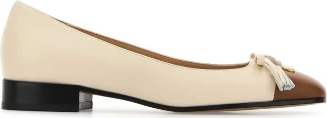 Valentino VLogo Signature Tassel Embellished Slip-On Ballet Flats