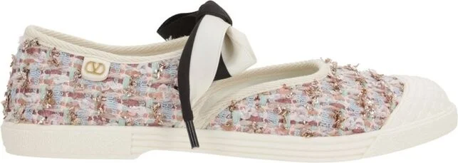 Valentino VLogo Signature Tweed Sneakers