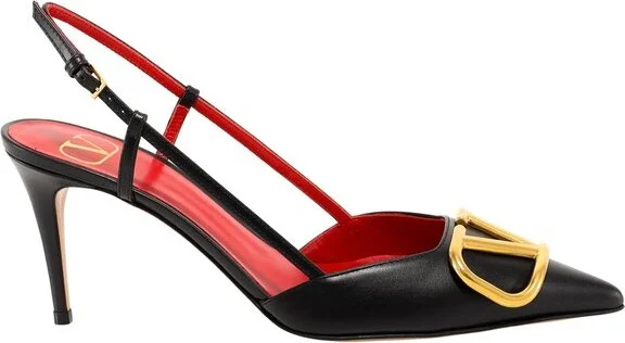 Valentino VLogo Slingback Pumps