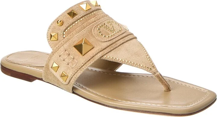 Valentino Vlogo Suede Sandal