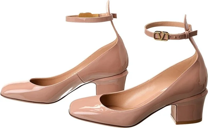 Valentino Vlogo Tan-Go 60 Patent Pump (Authentic Pre-Loved) - Image 2