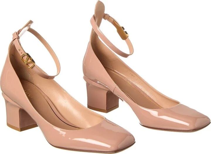 Valentino Vlogo Tan-Go 60 Patent Pump (Authentic Pre-Loved)