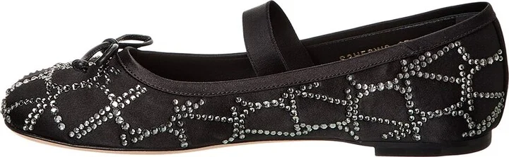 Valentino Vlogo Toile Iconographe Satin Ballerina Flat - Image 2