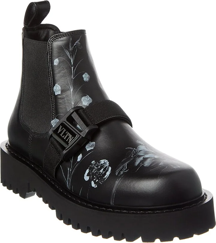 Valentino Vltn Leather Boot