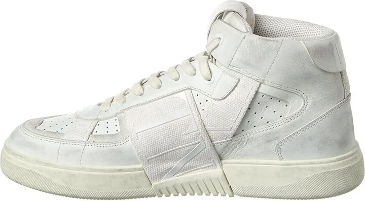 Valentino Vltn Leather High-Top Sneaker - Image 2