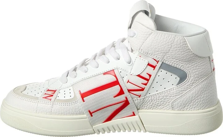 Valentino Vltn Leather High-Top Sneaker - Image 2
