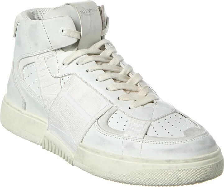 Valentino VLTN Leather High-Top Sneaker