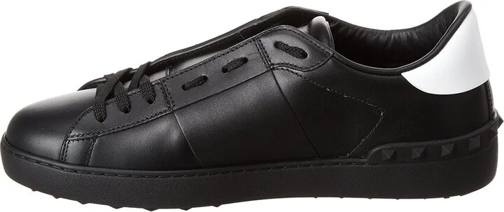 Valentino Vltn Leather Open Sneaker - Image 2