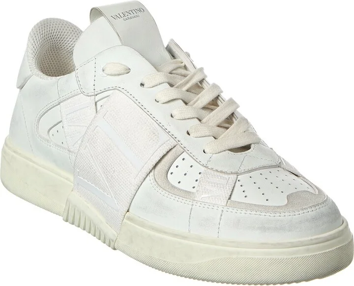 Valentino Vltn Leather Sneaker