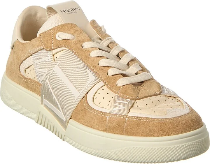 Valentino Vltn Leather & Suede Sneaker