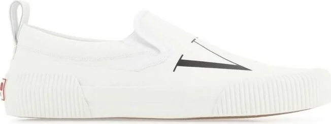 Valentino VLTN Logo Printed Slip-On Sneakers