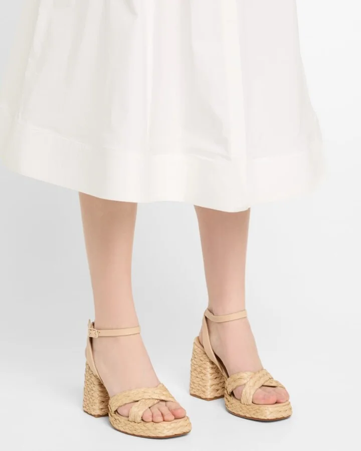 Valeriette Braided Canvas Espadrille Sandals - Image 2