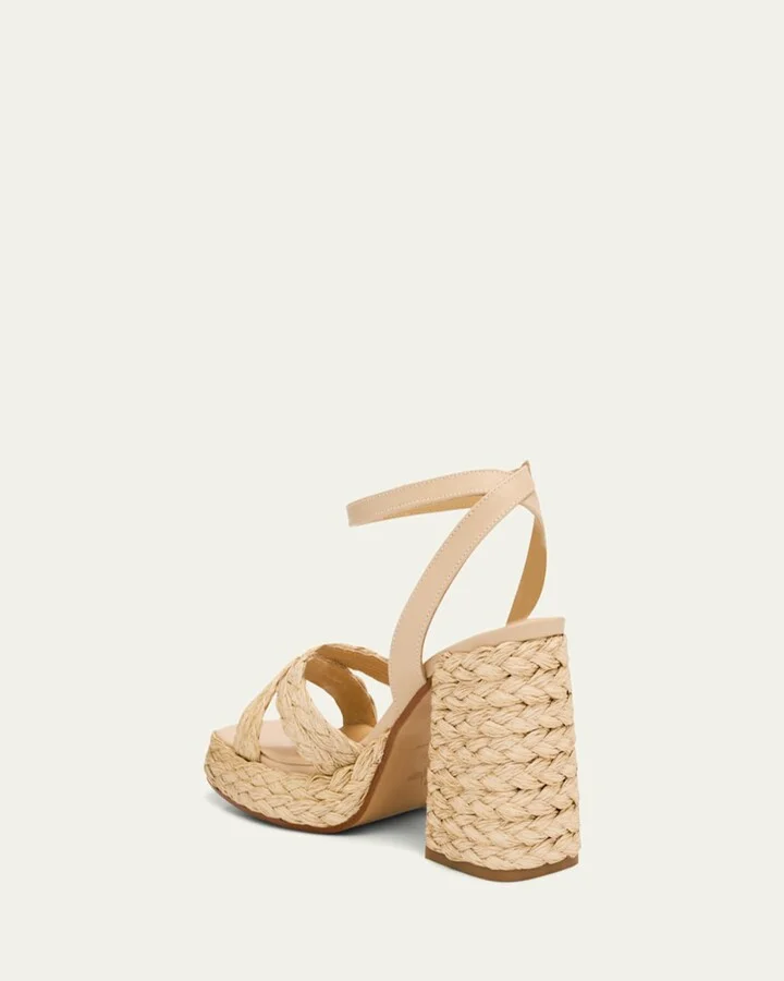 Valeriette Braided Canvas Espadrille Sandals - Image 3